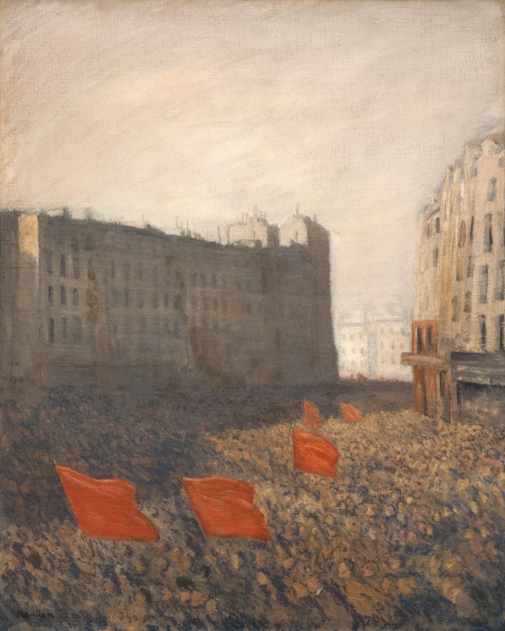 Manifestação popular, c. 1903. de Théophile Alexandre Steinlen