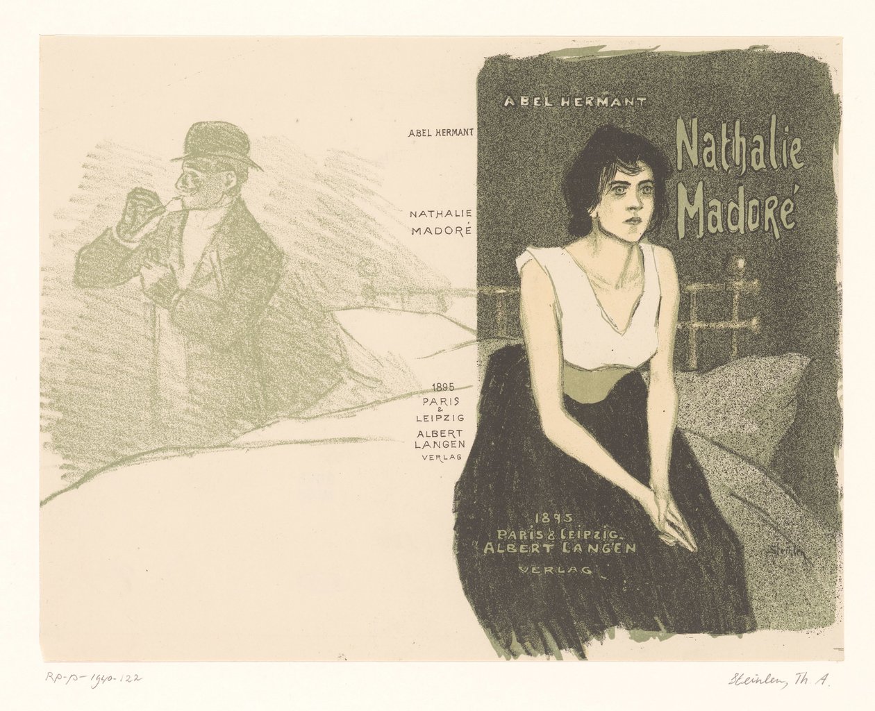 Design da capa: Abel Hermant com Nathalie Madoré Nathalie Madore (título no objeto) de Théophile Alexandre Steinlen