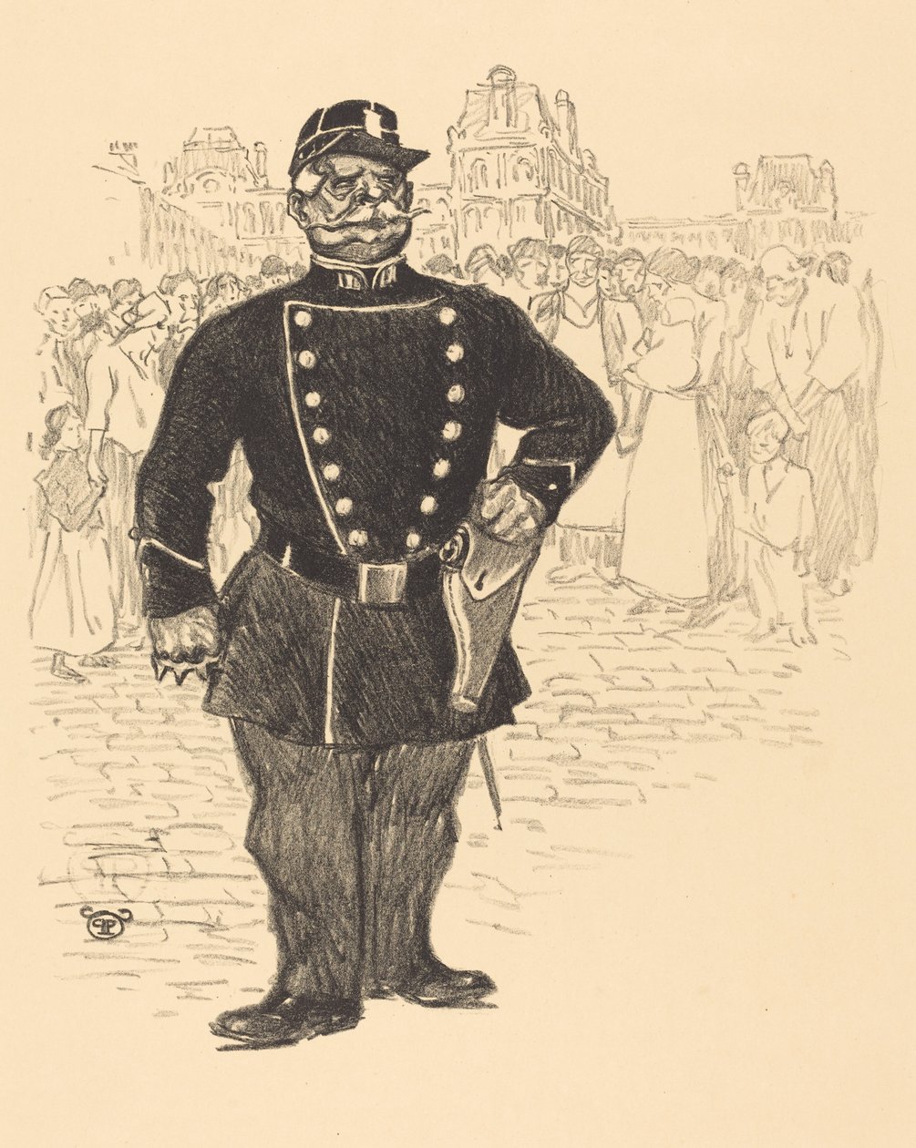 Paz nas ruas de Théophile Alexandre Steinlen