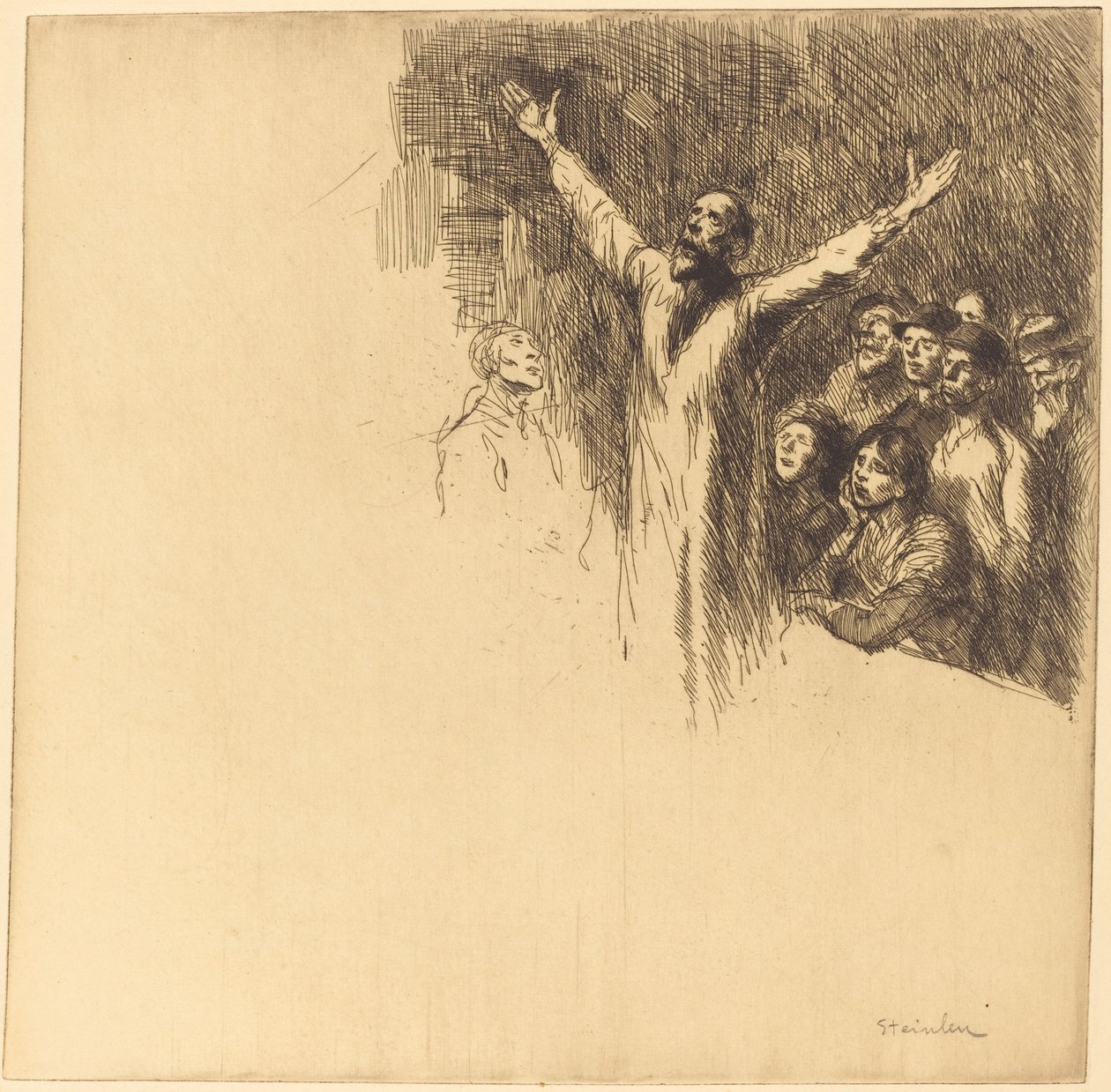 Profeta Le Prophete, 1902 de Théophile Alexandre Steinlen