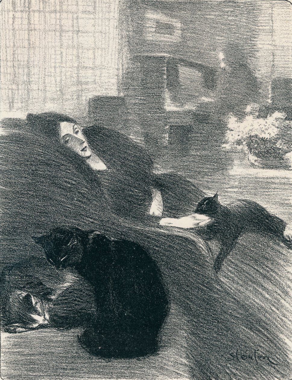 Quando seremos velhos from Músicas das mulheres, 1897, 1898 de Théophile Alexandre Steinlen