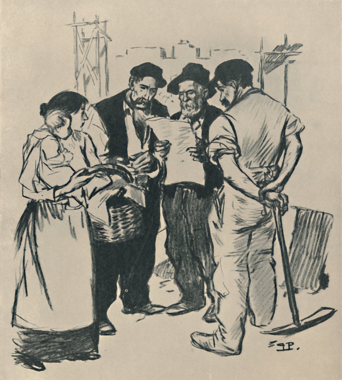 Voltar, c1894, 1919 de Théophile Alexandre Steinlen