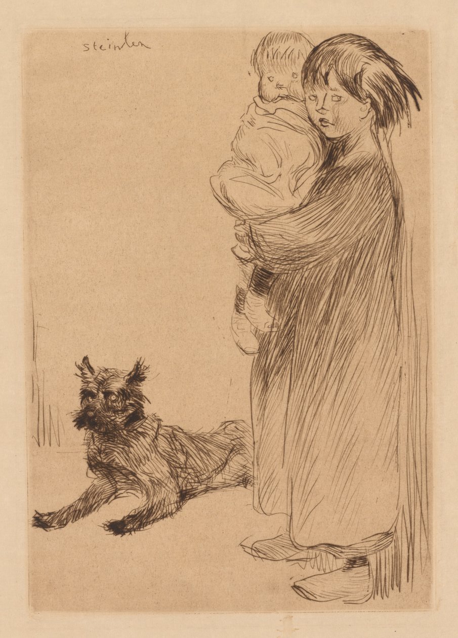 A irmã mais velha (La Grande Soeur) de Théophile Alexandre Steinlen