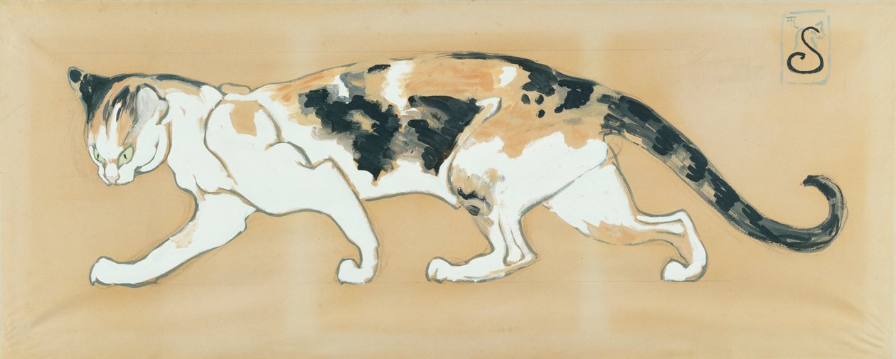 O gato de Théophile Alexandre Steinlen