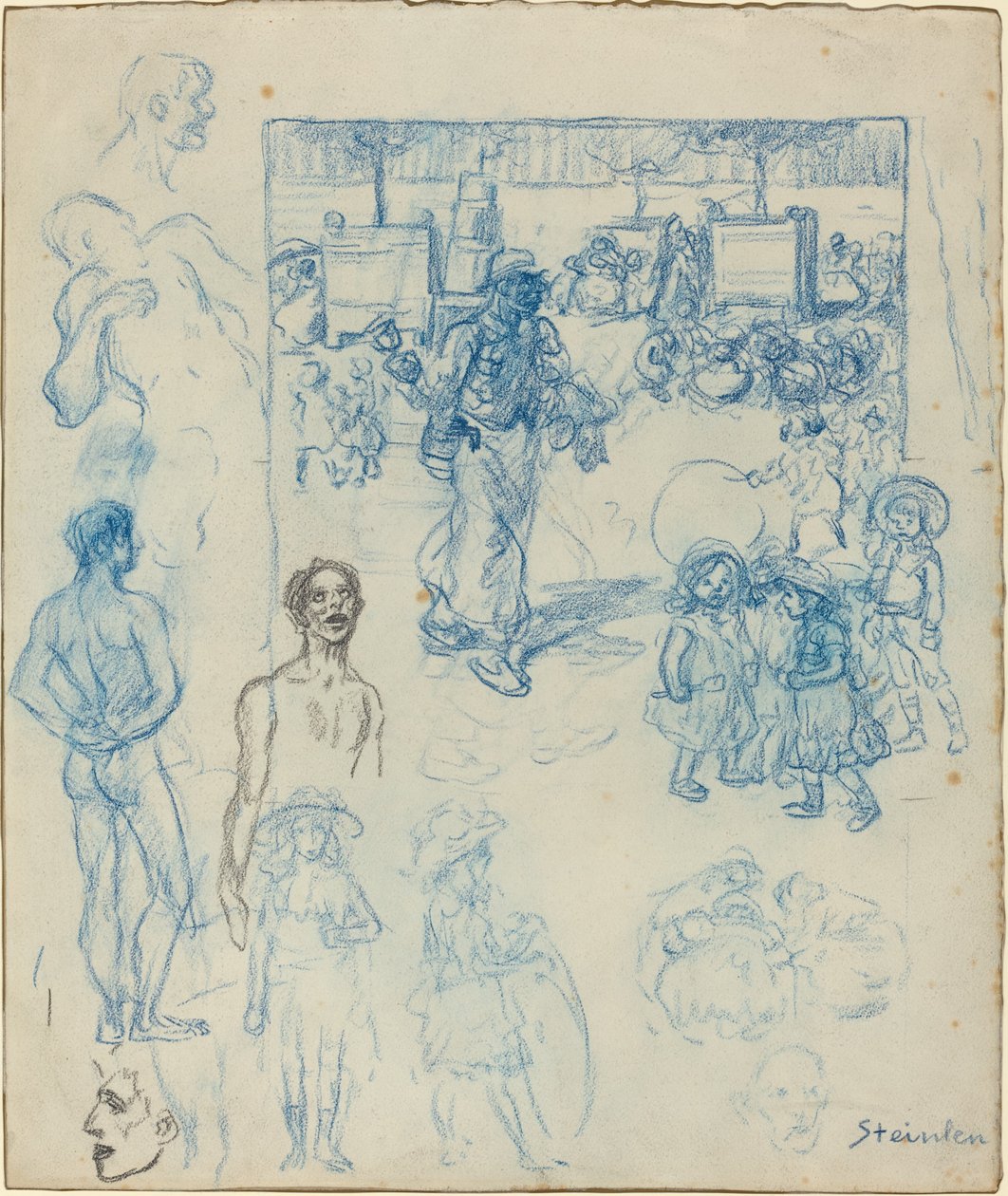 O comerciante de coco de Théophile Alexandre Steinlen