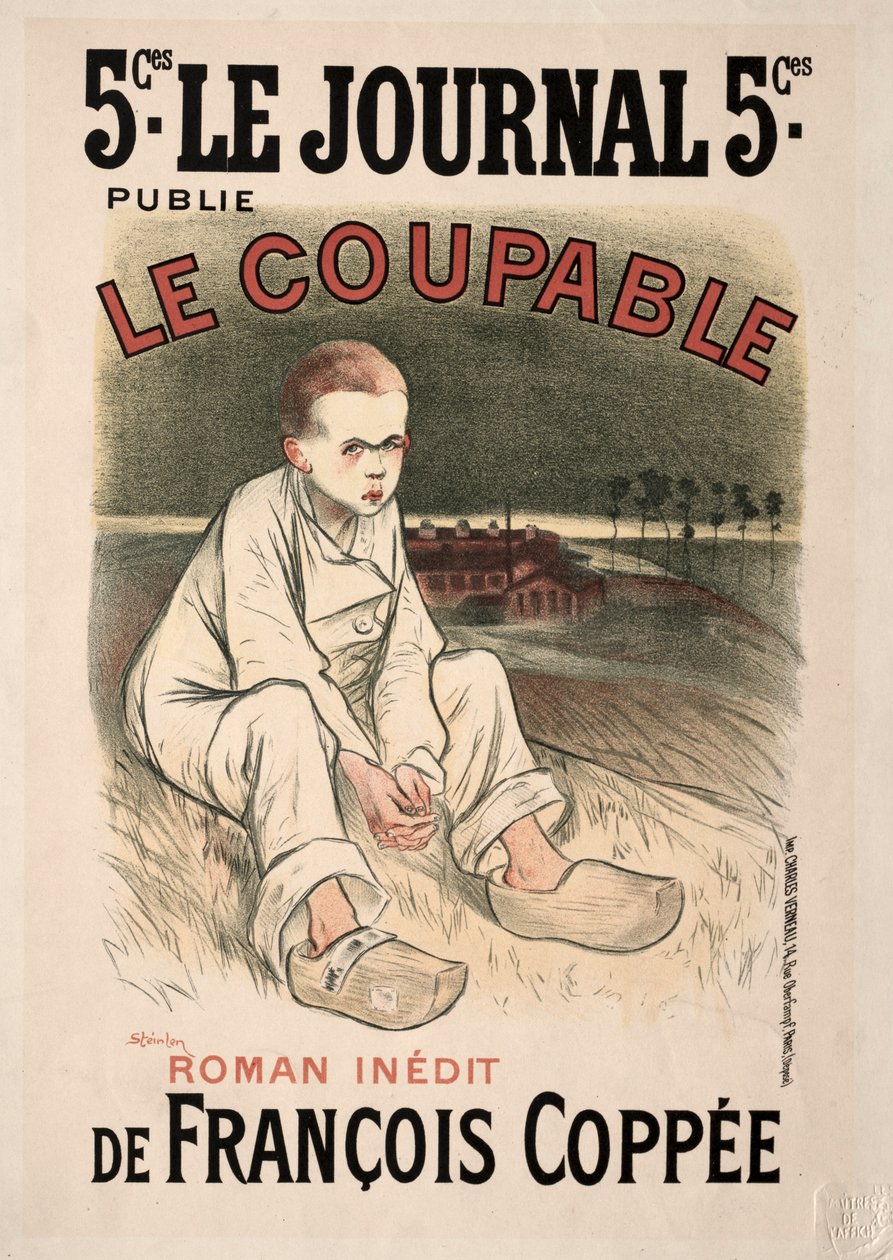 O culpado, 1896. de Théophile Alexandre Steinlen