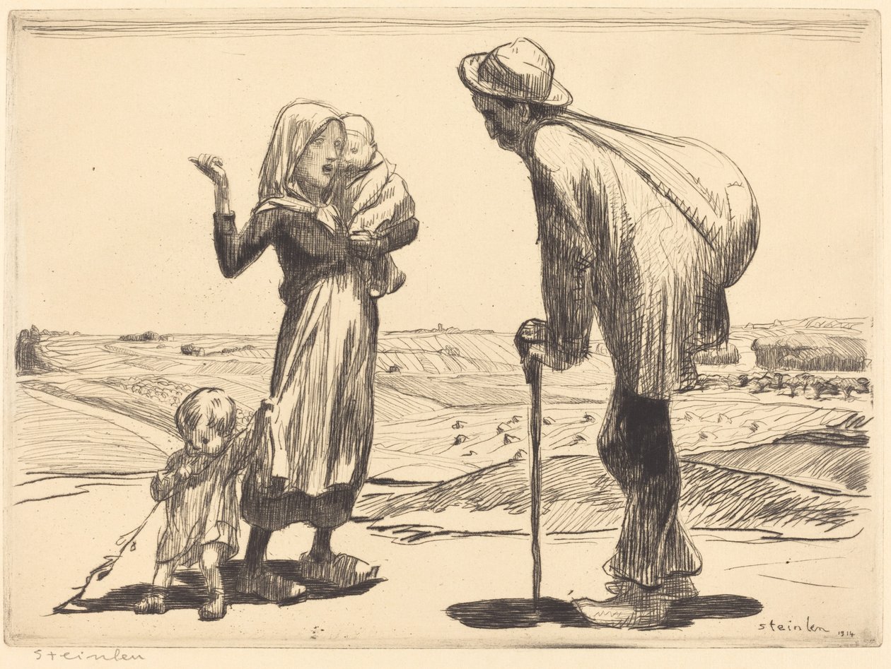 A Cidade Distante de Théophile Alexandre Steinlen