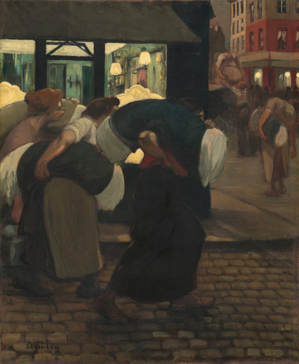 As Lavadeiras de Théophile Alexandre Steinlen