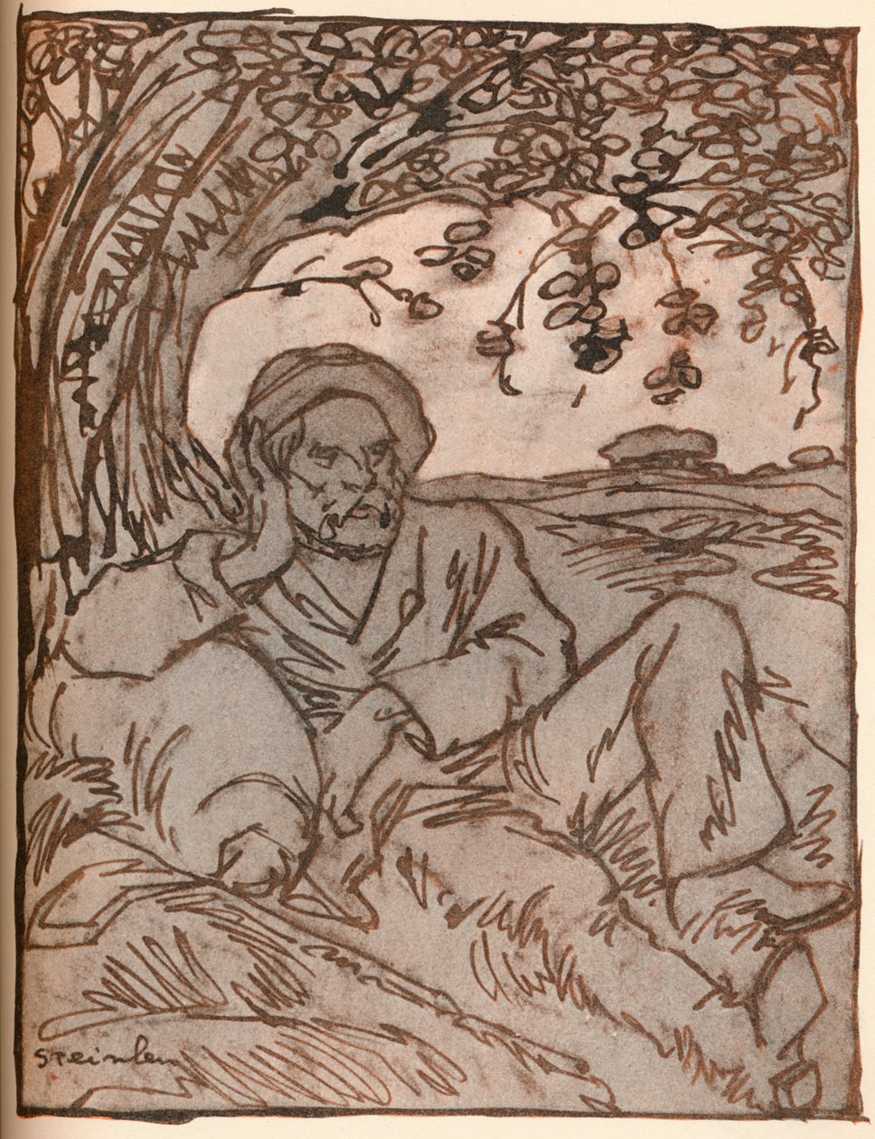 O Vagabundo, c1879-1914, 1914 de Théophile Alexandre Steinlen
