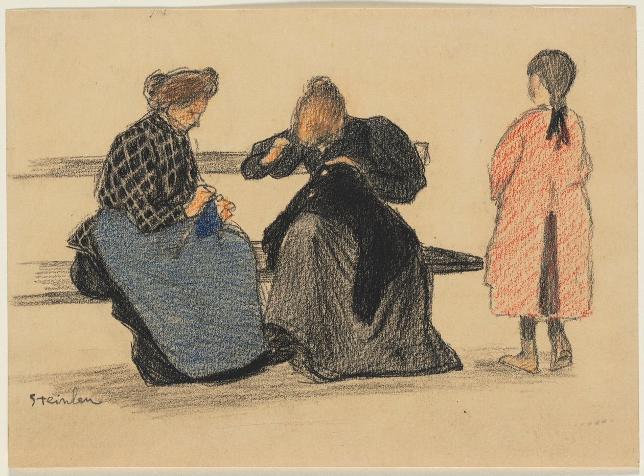 Três figuras de Théophile Alexandre Steinlen