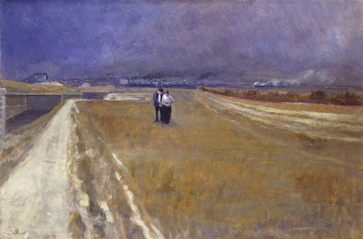 Caminhe ao lado da estrada de ferro; Caminhe ao lado da estrada de ferro, de Théophile Alexandre Steinlen