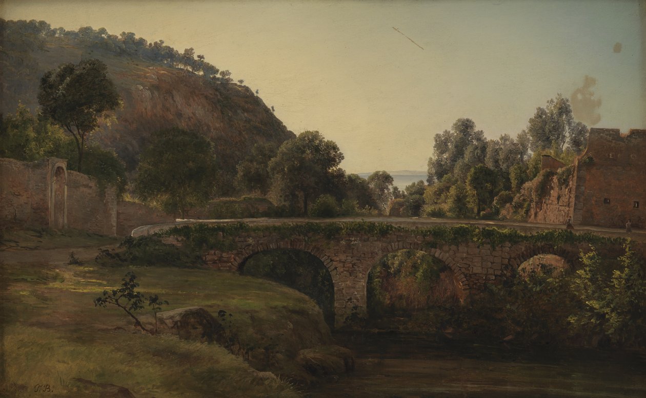 Uma ponte perto de Sorrento de Thorald Brendstrup