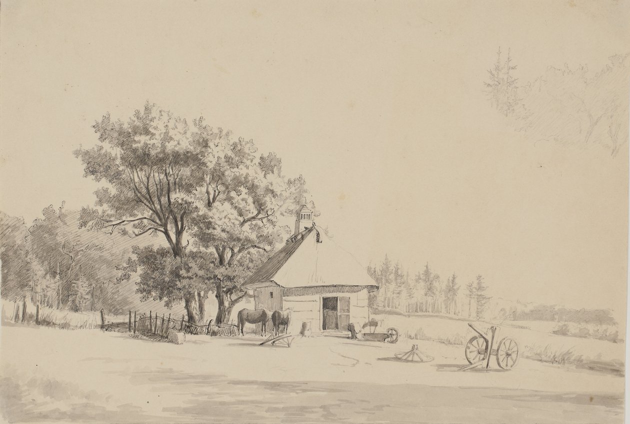 Paisagem com uma forja de Thorald Brendstrup
