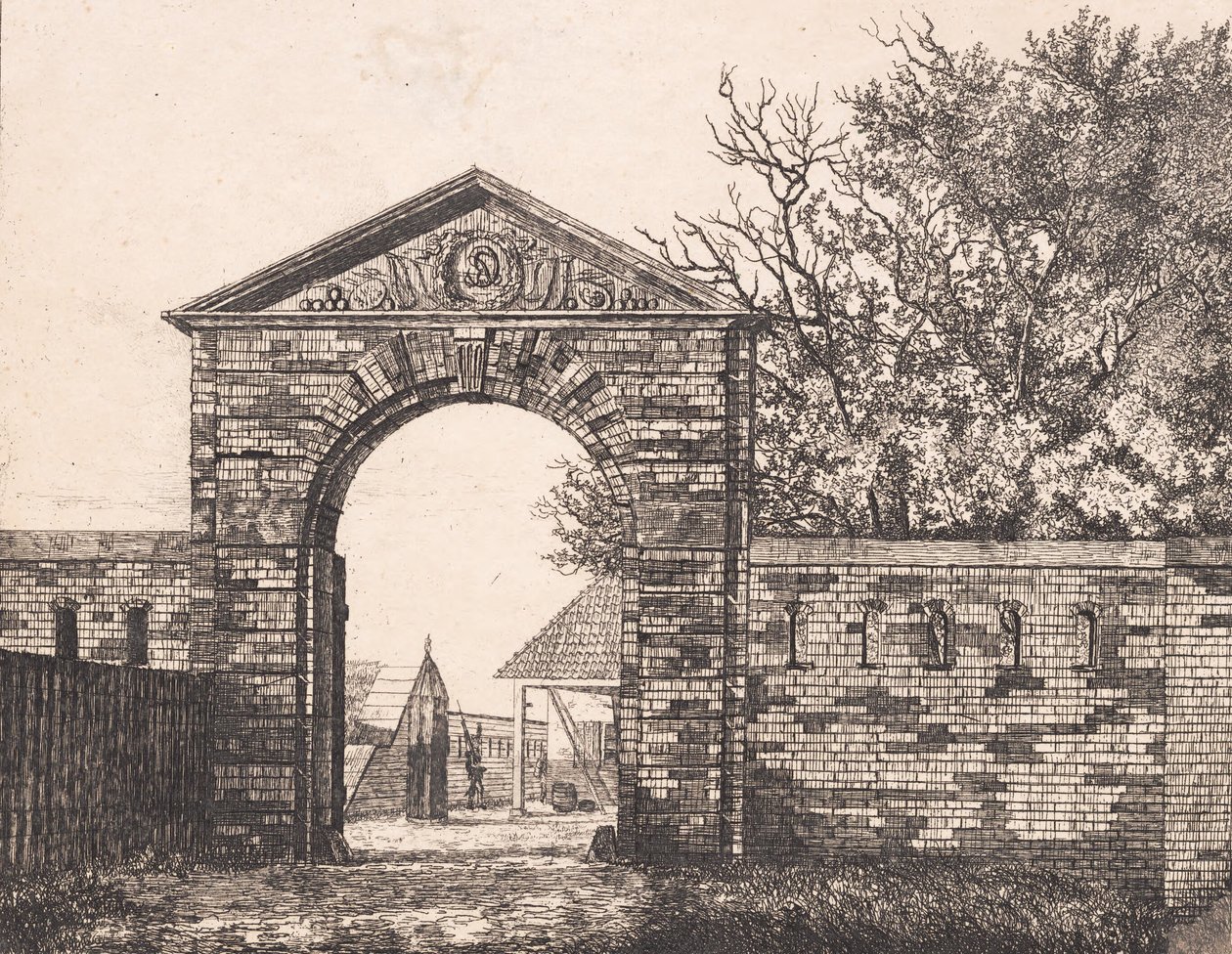 O portão da fortaleza em Rysensten de Thorald Læssøe