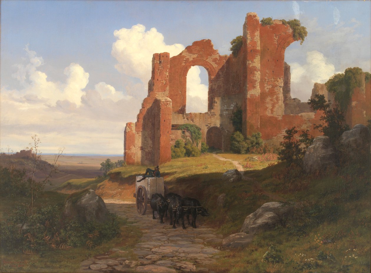 Vista do Terme di Caracalla em Roma de Thorald Læssøe