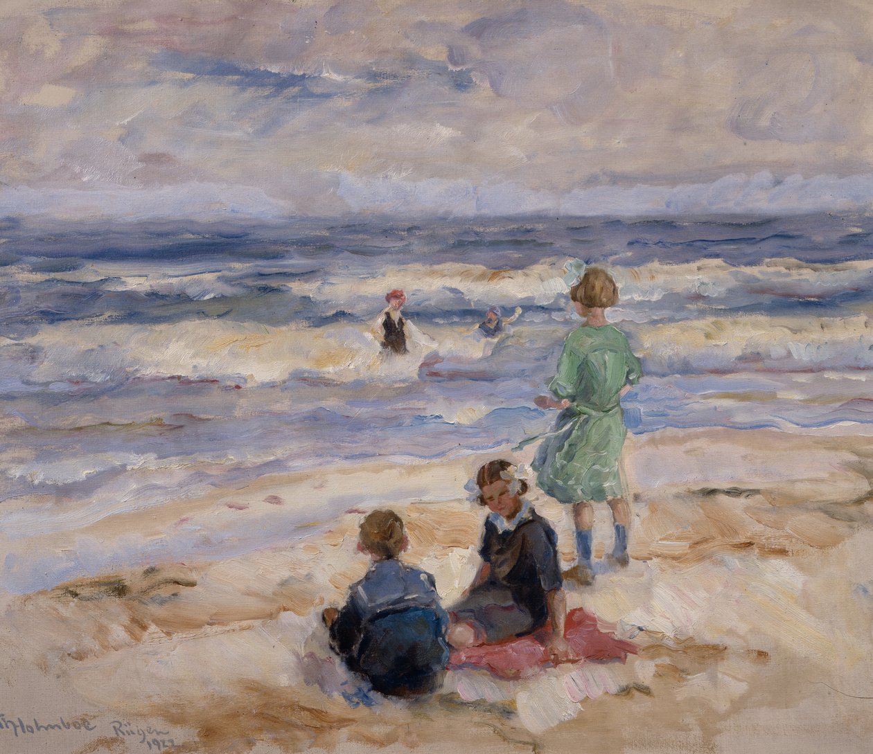 Banho de crianças de Thorolf Holmboe