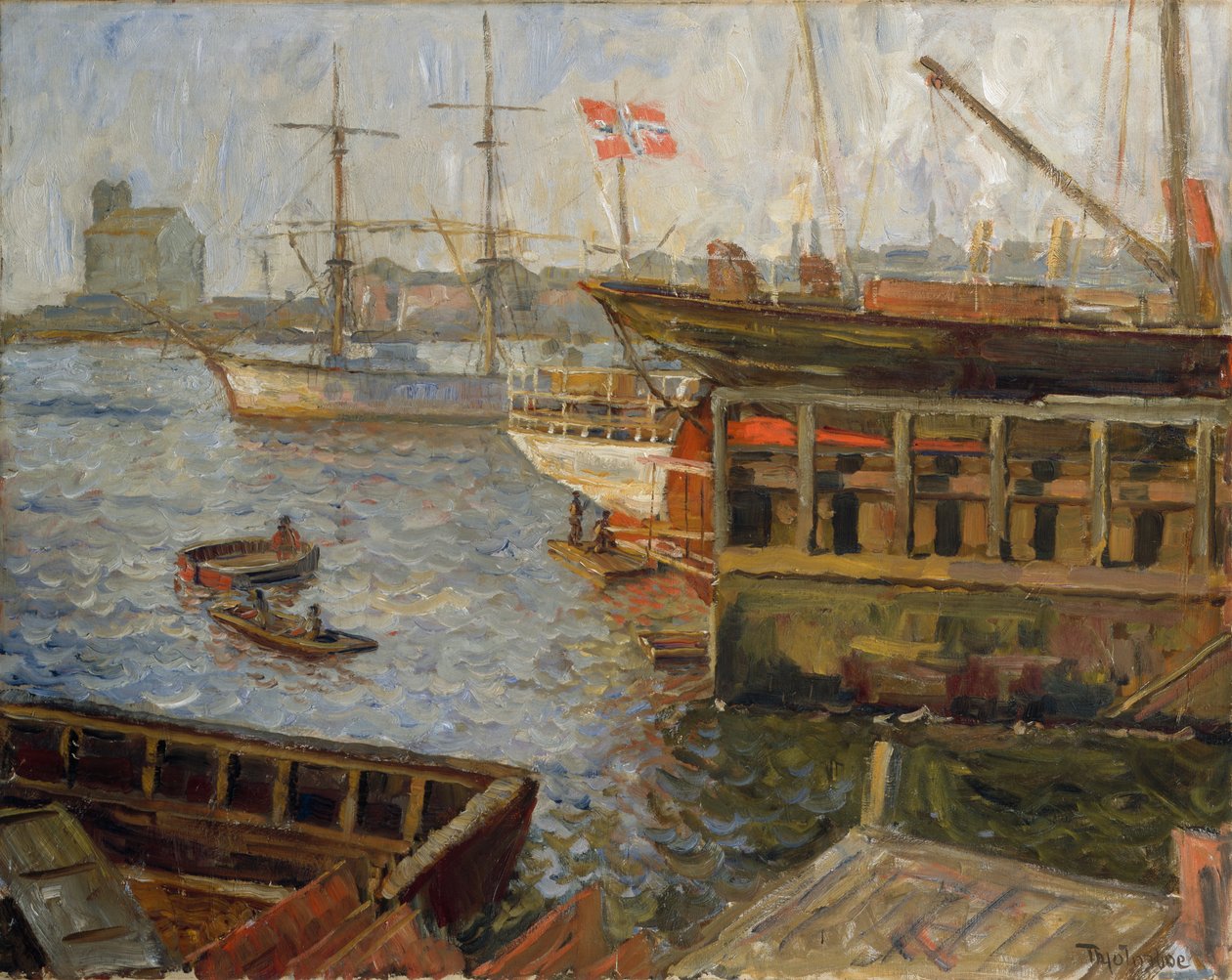 De Nyland, porto de Oslo de Thorolf Holmboe