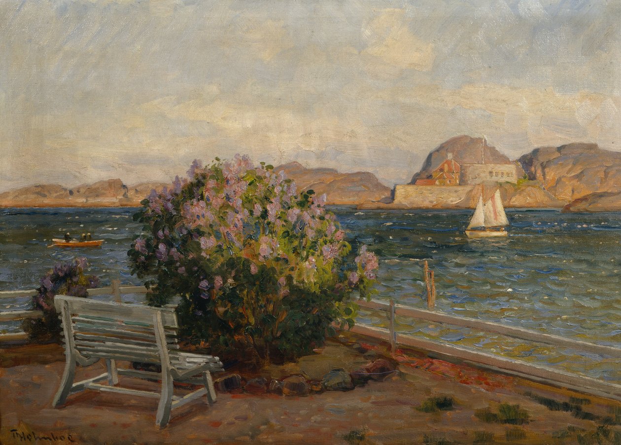 De Stavern (óleo sobre tela) de Thorolf Holmboe