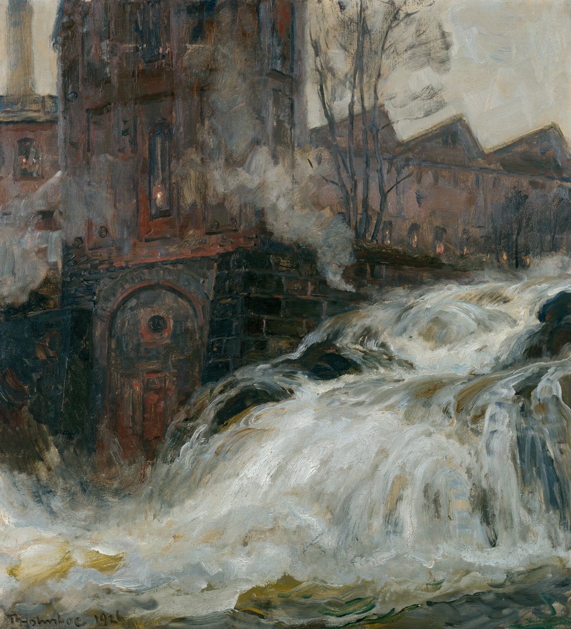 Fábrica de tecelagem Hjula de Thorolf Holmboe