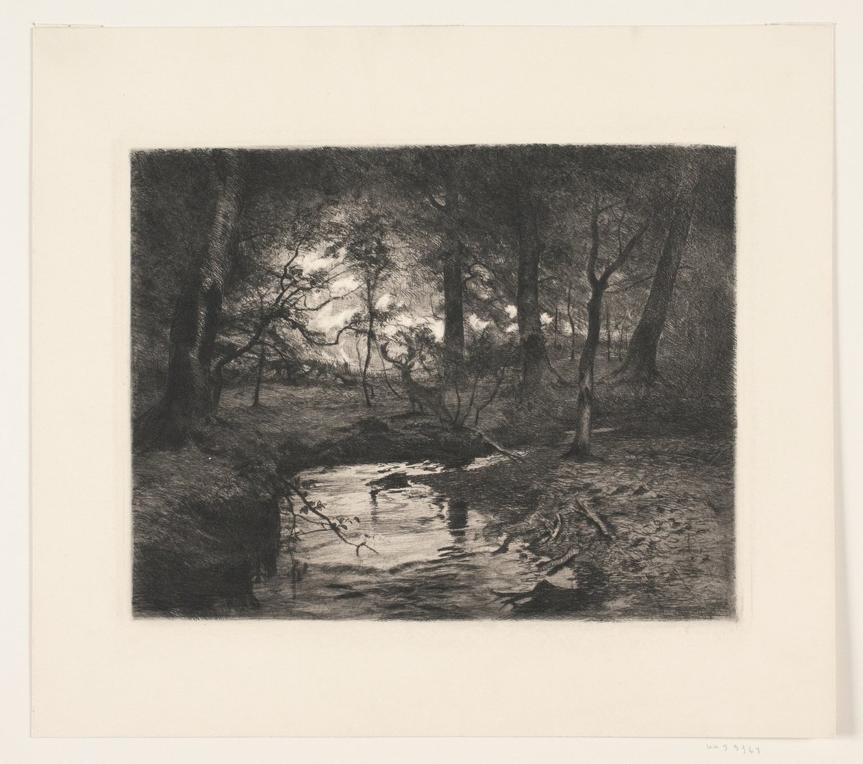 Aa na floresta de Borrevejle de Thorvald Niss