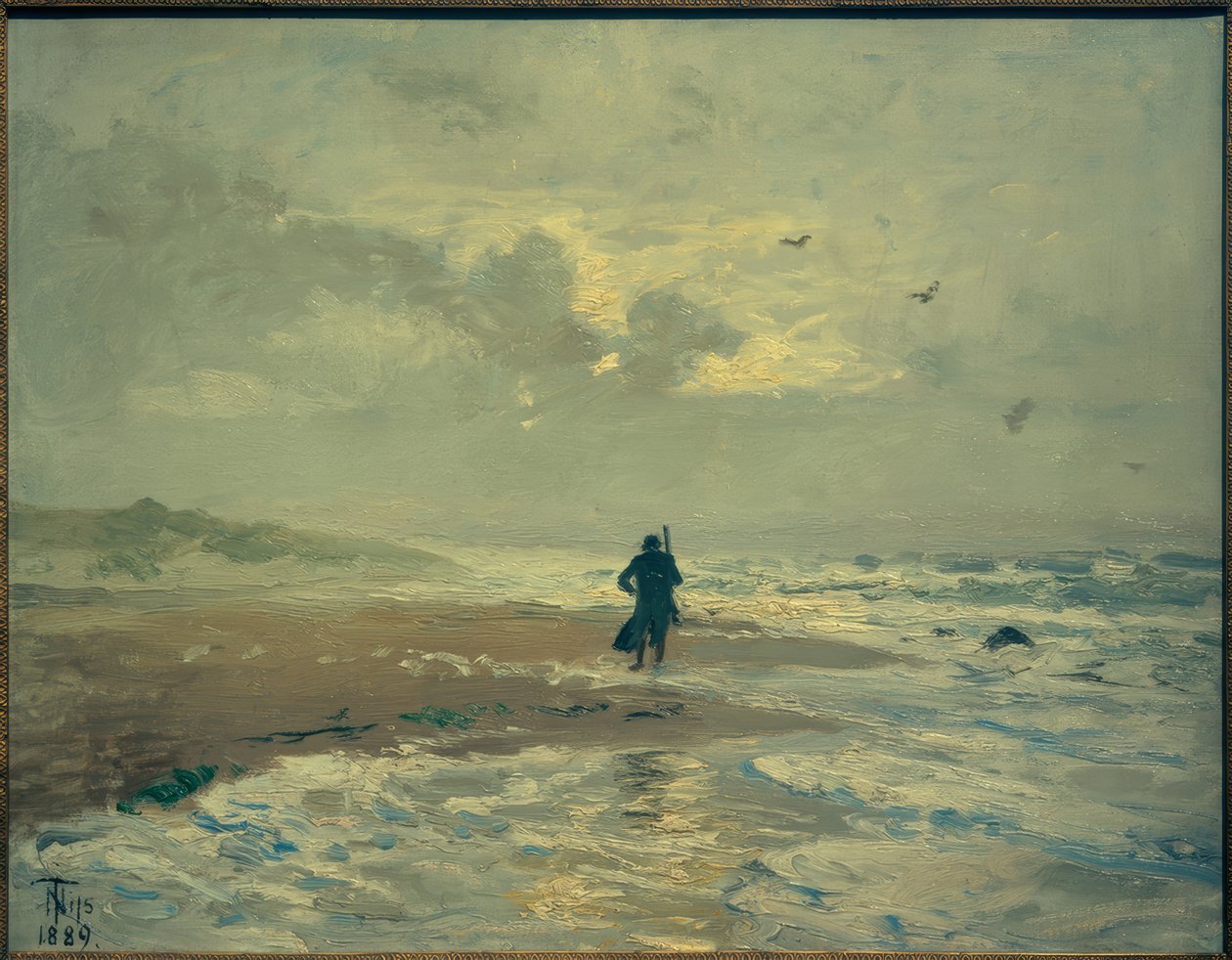 Strandansicht. Grenen perto de Skagen de Thorvald Niss