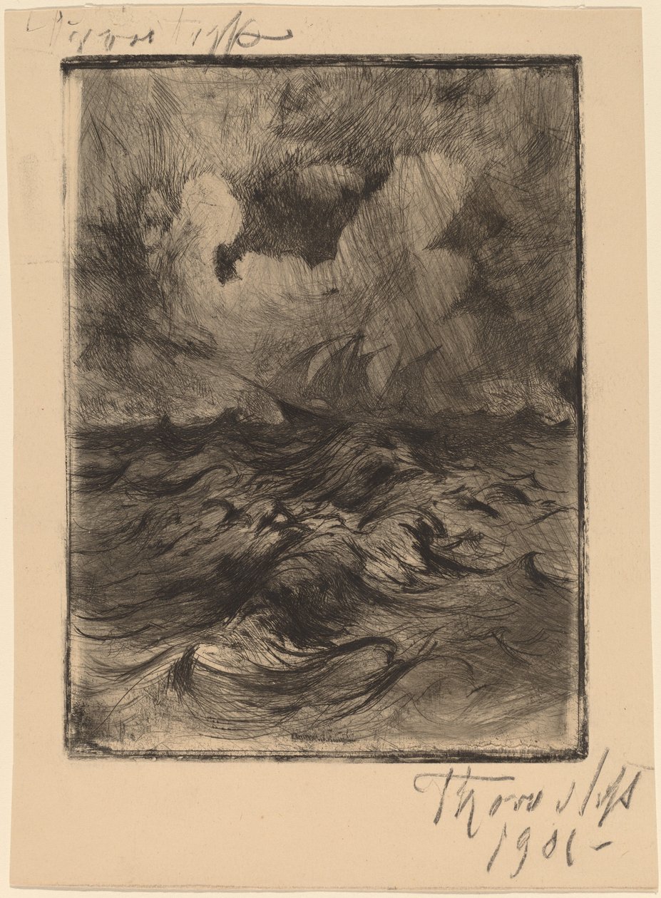 Tempestade no Mar de Thorvald Simeon Niss