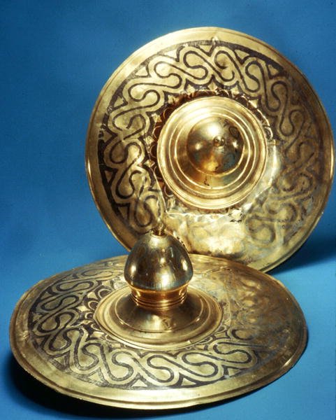 Tampas (ouro incrustado com prata) de Thracian