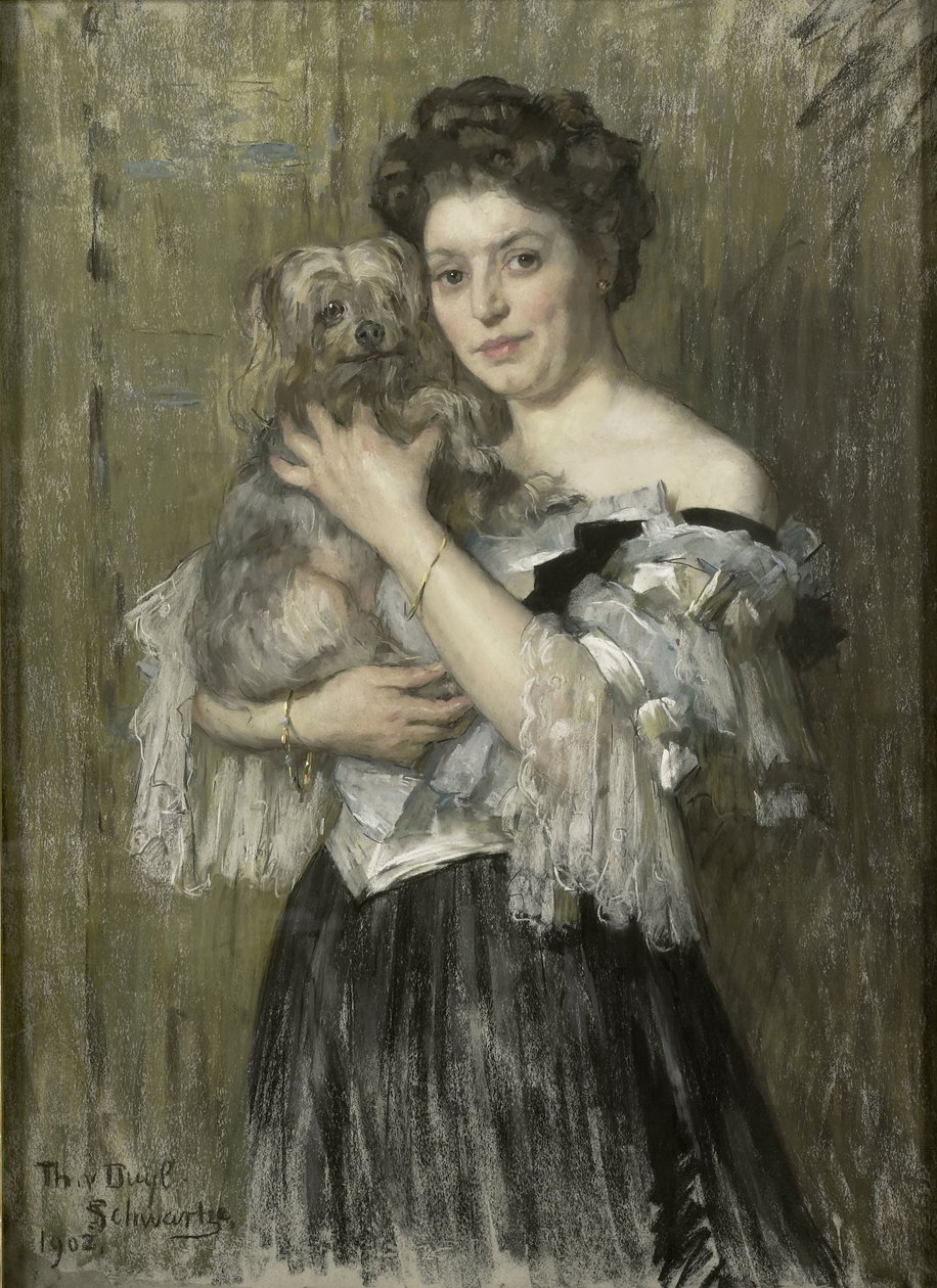Mary Catherine Josephine Jordan (1866-1948). Esposa do pintor George Hendrik Breitner de Thérèse Schwartze