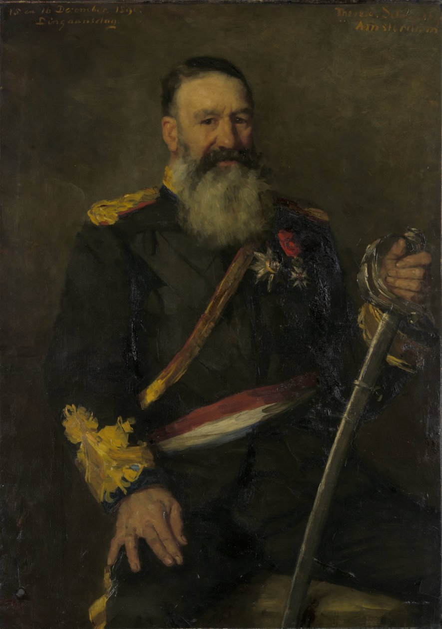 Piet J. Joubert (1831-1900). Comandante-Geral da República da África do Sul de Thérèse Schwartze