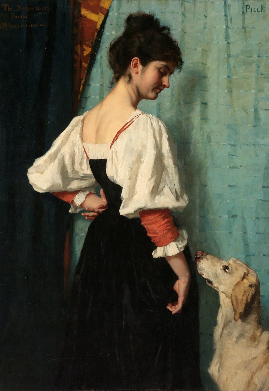 Retrato de uma jovem, com 