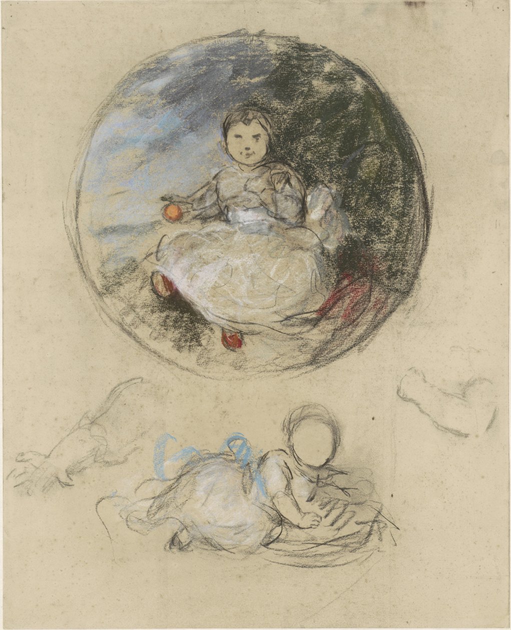 Dois estudos da princesa Juliana de Thérèse Schwartze