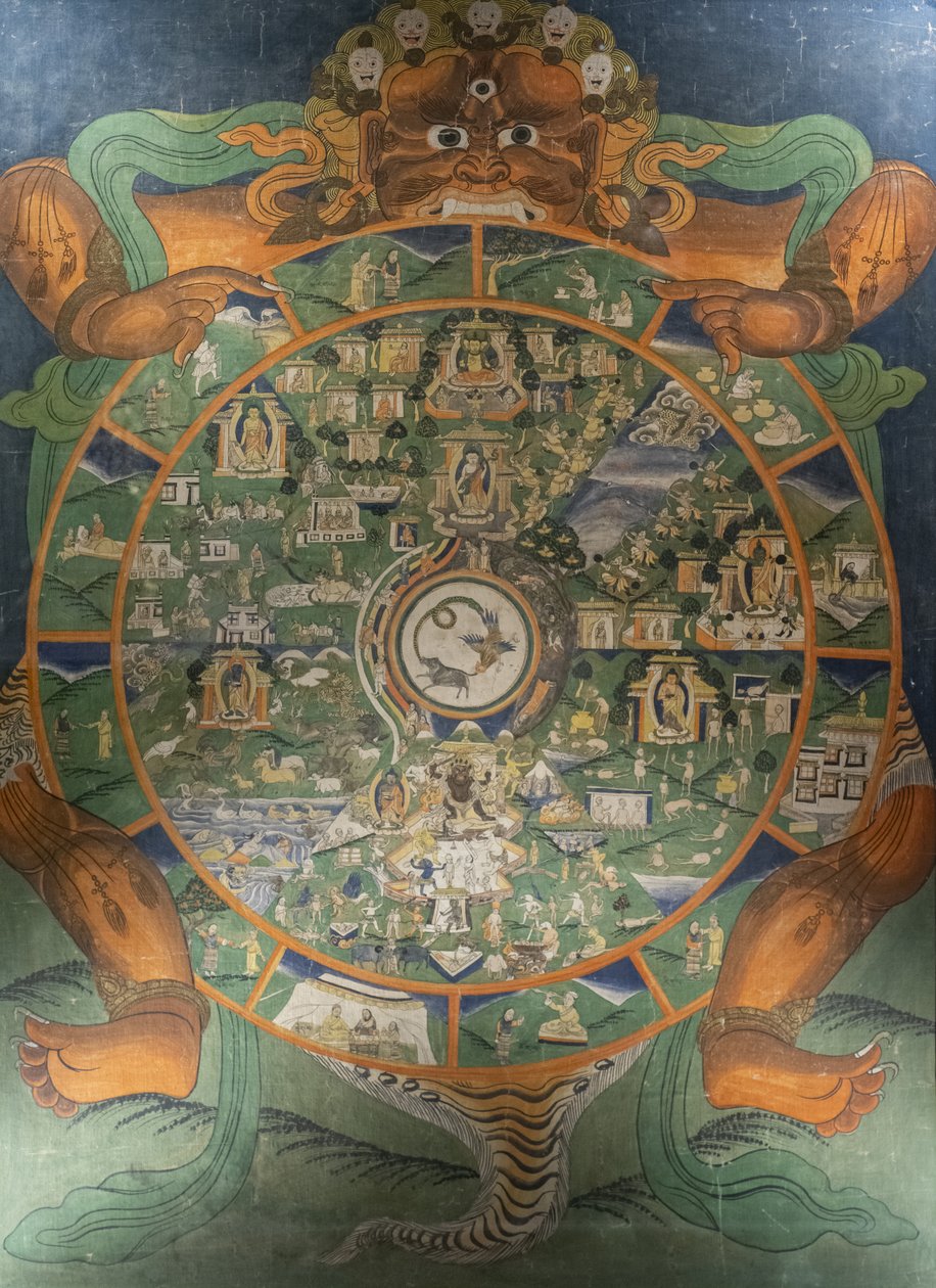 A roda da vida de Tibetan School