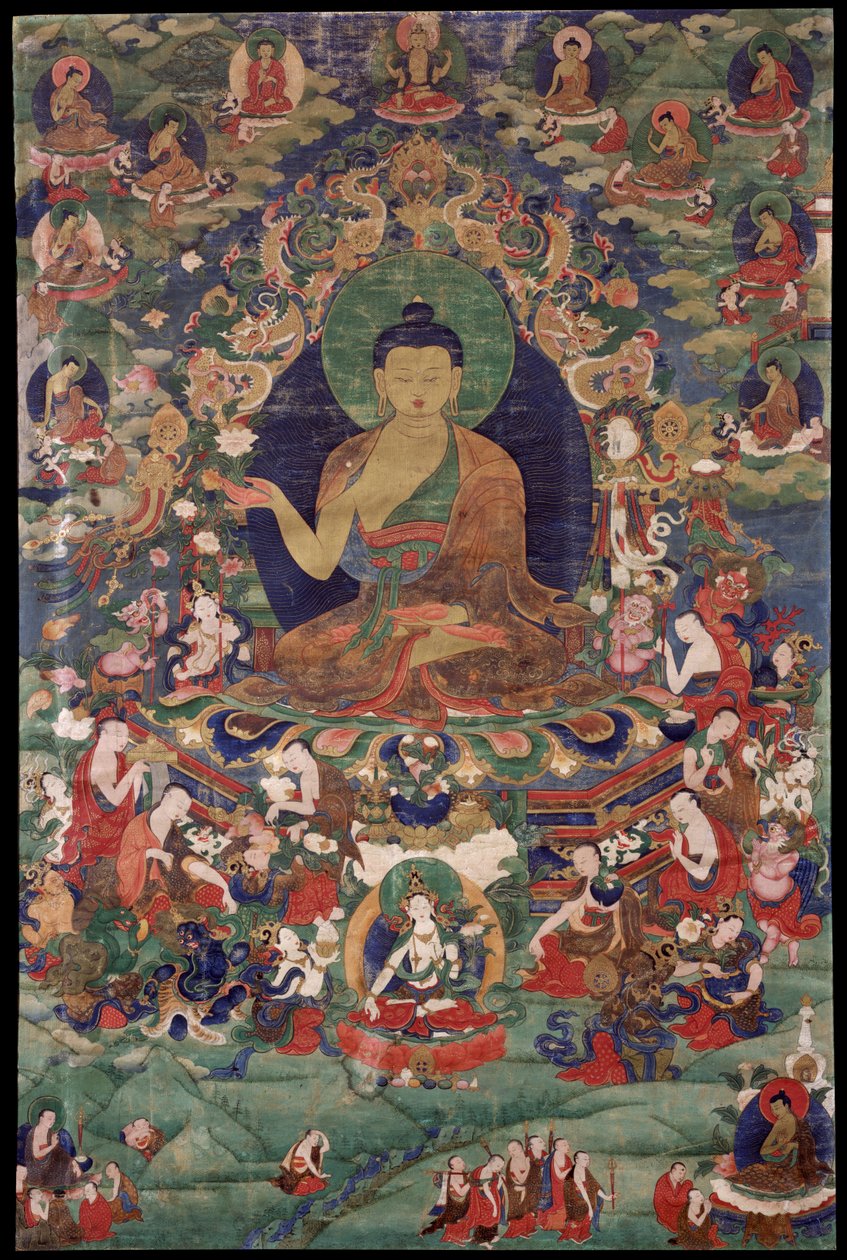 Buda Shakyamuni de Tibetan culture