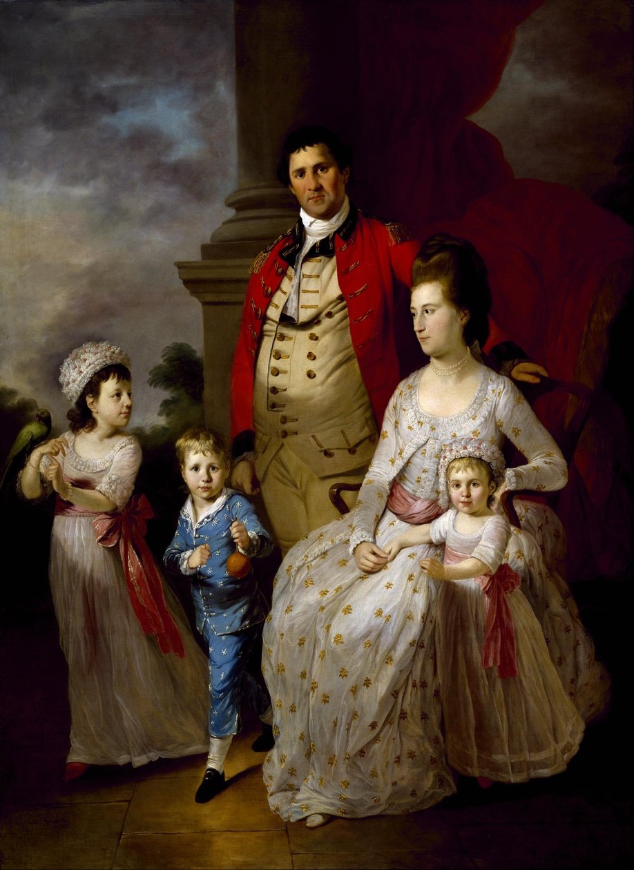 Coronel John Fortnum e Família de Tilly Kettle