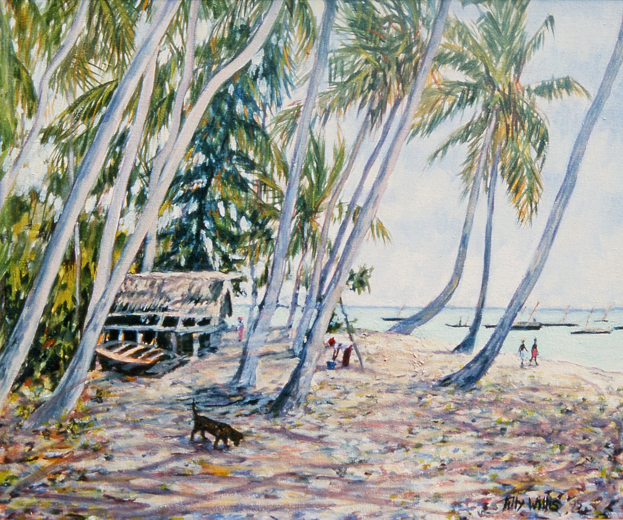 Palmas Rangido, Zanzibar, 2002 de Tilly Willis
