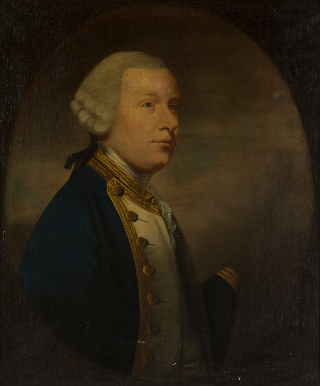 Retrato de meio comprimento do almirante Robert Duff de Fetteresso (óleo sobre tela) de Tilly (manner of) Kettle