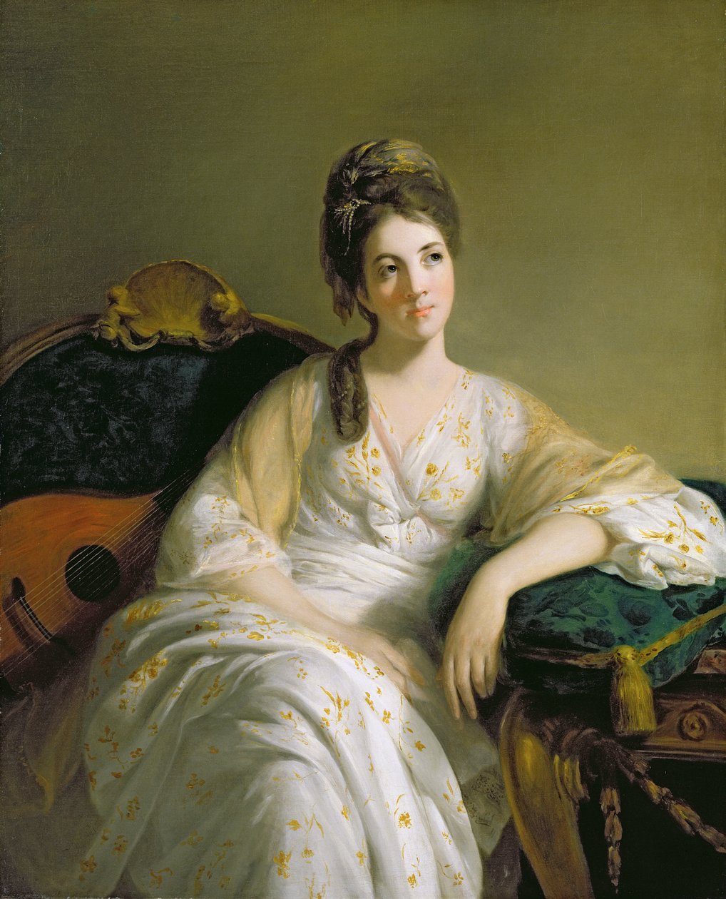 Eleanor Francis Grant, de Arndilly, c.1764-69 (óleo sobre tela) de Tilly Kettle