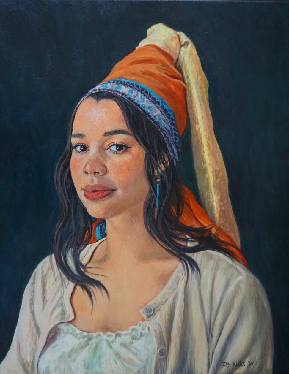 Belinda 2021 (óleo sobre tela) de Tilly Willis