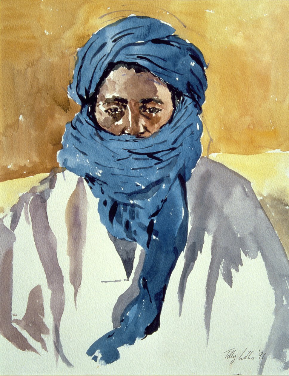 Tuareg Tribesman, Timbuctoo, 1991 de Tilly Willis