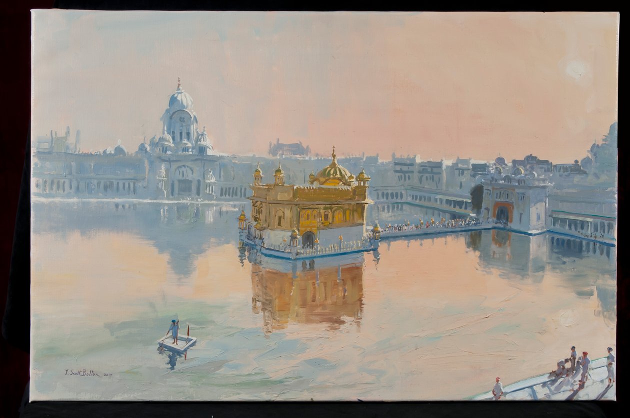 Templo Dourado, Amritsar, 2013 de Tim Scott Bolton