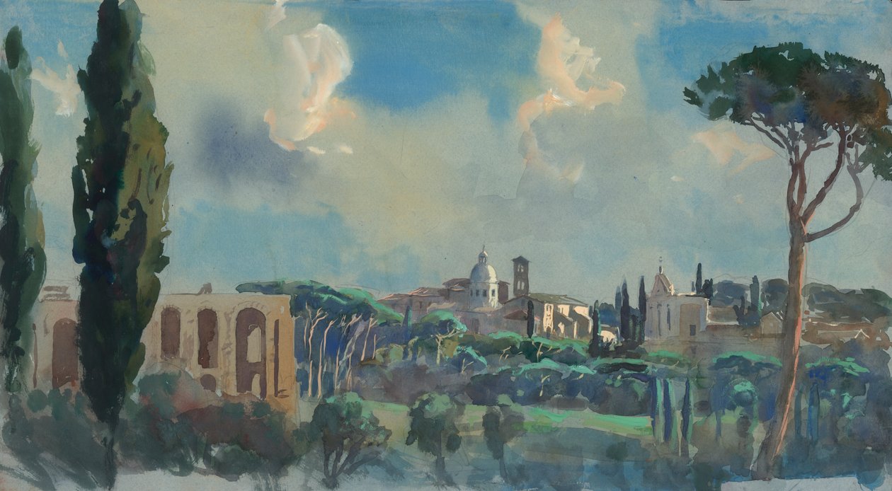 Colina do Palatino, 2009 (wc on paper) de Tim Scott Bolton