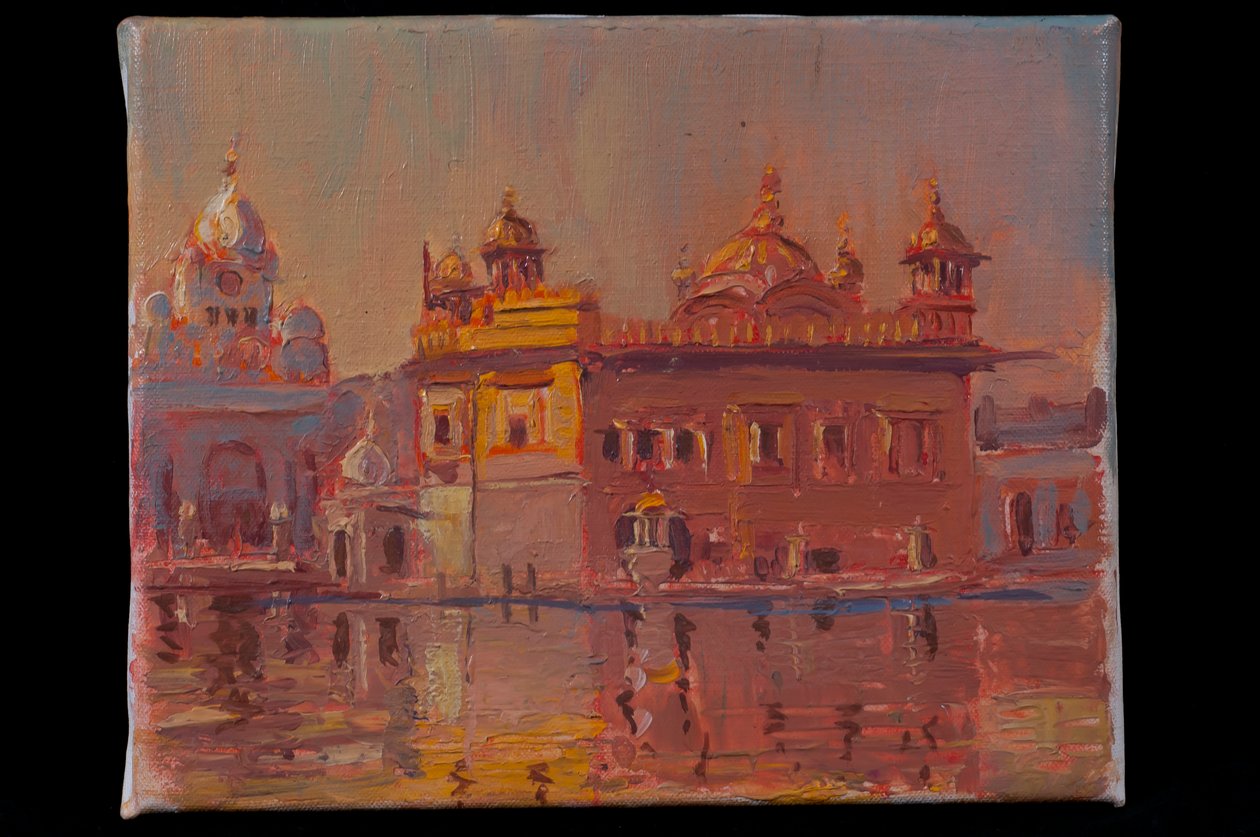 Pôr do sol, amritsar de Tim Scott Bolton