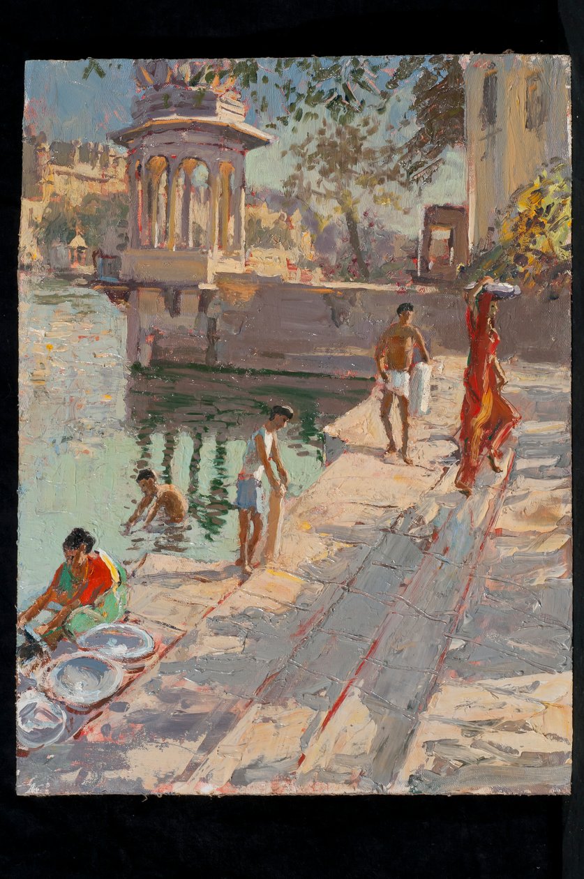 Udaipur Temple Bathing de Tim Scott Bolton