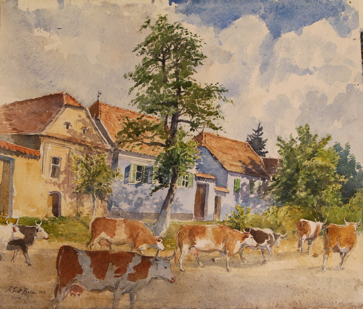 Vacas Viscri House, 2015 de Tim Scott Bolton