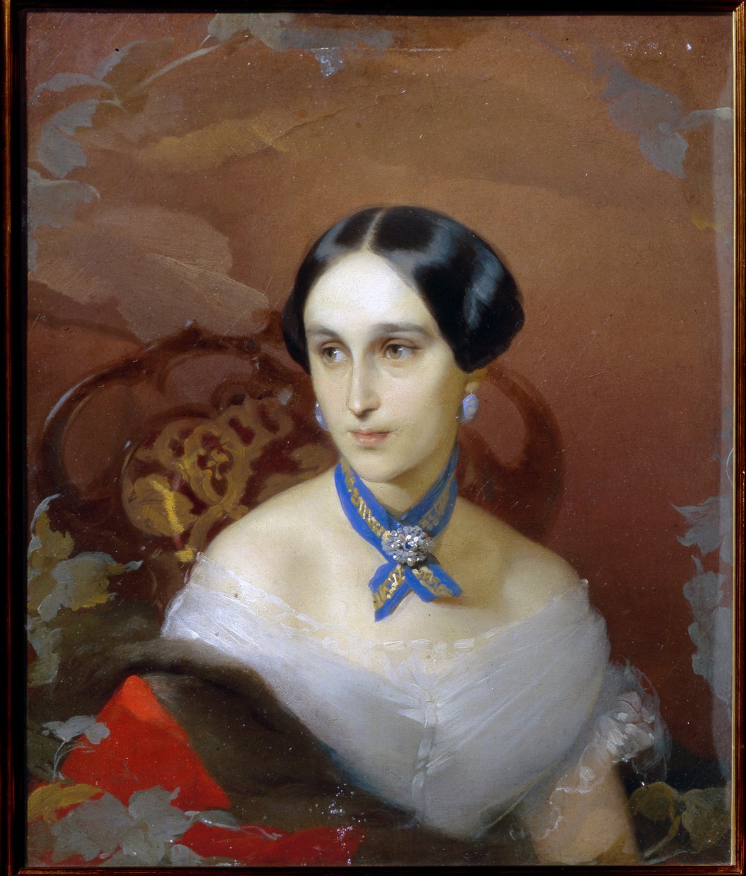 Retrato de Natalia Pushkina Lanskaya (Natalia Nikolayevna Gontcharova de Timofei Andreyevich Neff