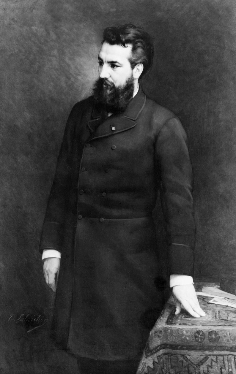 Alezander Graham Bell (pintura) de Timoleon Marie Lobrichon
