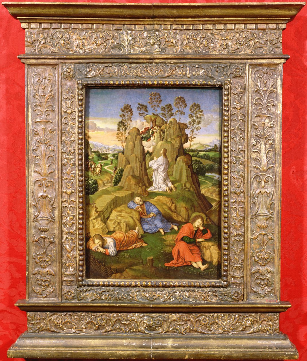 Cristo no Getsêmani, c.1510 (óleo no painel) de Timoteo Viti