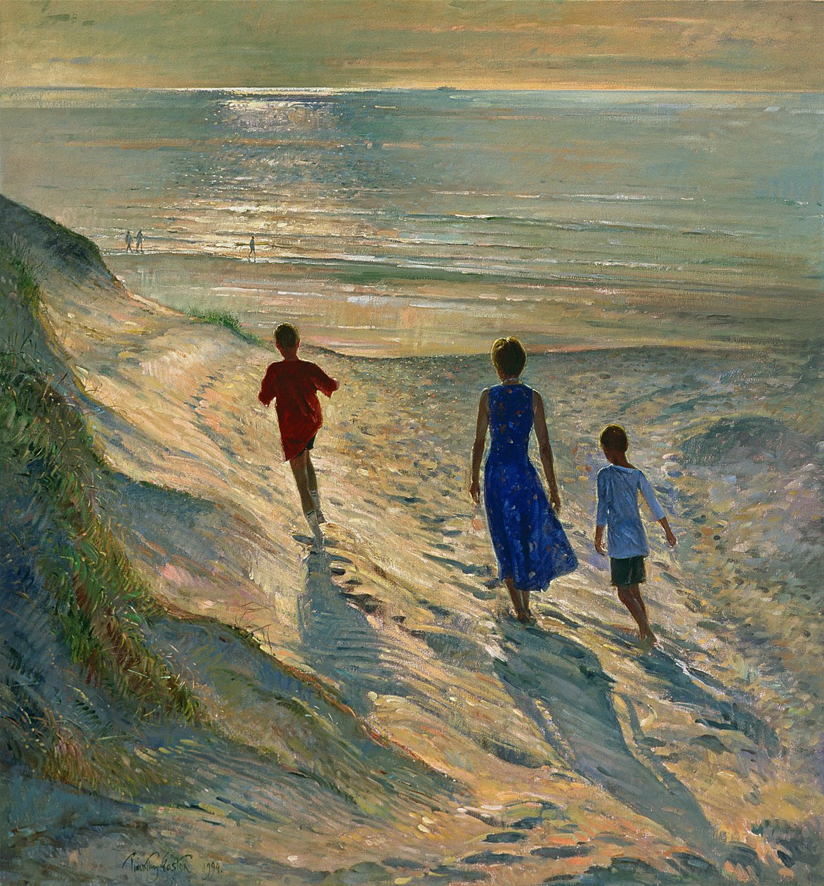 Caminhada na praia, 1994 de Timothy Easton