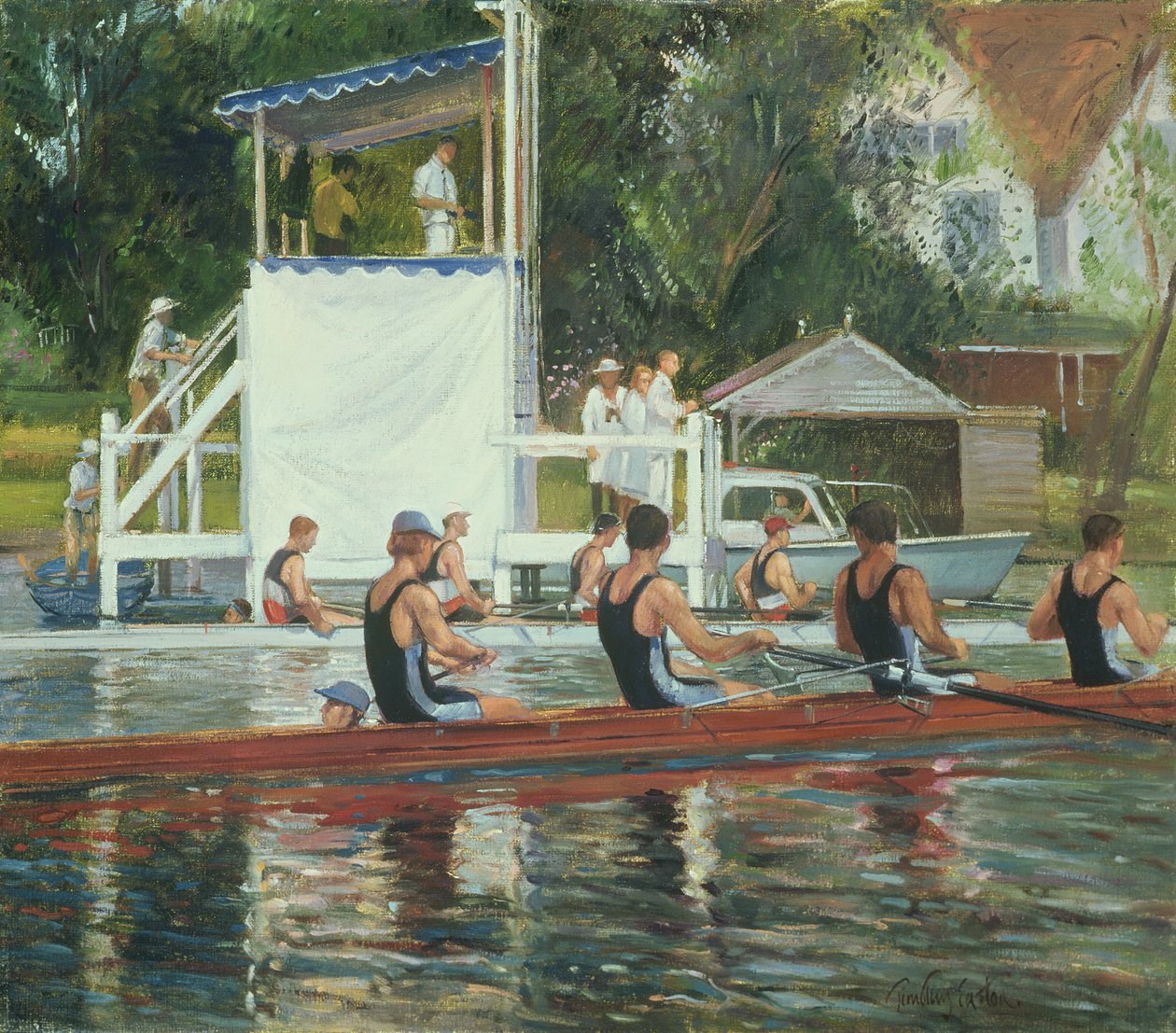 Antes do suporte de imprensa, Henley de Timothy Easton