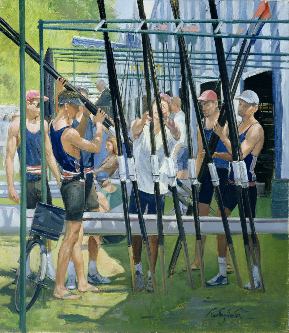 Coletando remos de Timothy Easton